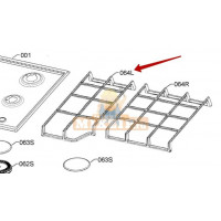 Решётка (подставка) для плиты Electrolux, Zanussi, AEG 140046825026