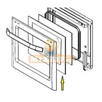 Внешнее стекло двери духовки Electrolux, Zanussi, AEG 3429184017