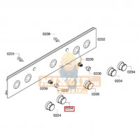 Ручка конфорки плиты Bosch HGG..619989