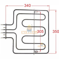 Тэн (нагревательный элемент) духового шкафа Zigmund Shtain 3570337018, 3581910274, 50206901006 3000W, 1200/1800W