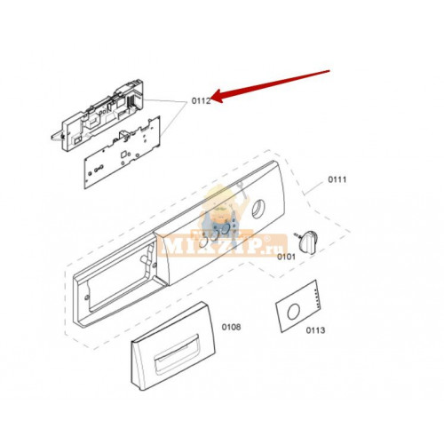 Модуль электронный стиральной машины Bosch, Siemens, Neff, Gaggenau 00660939