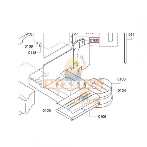 Панель кофемашины Bosch TK73001 675313