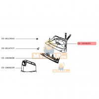 Корпус парового утюга Rowenta DG86 CS-10000055