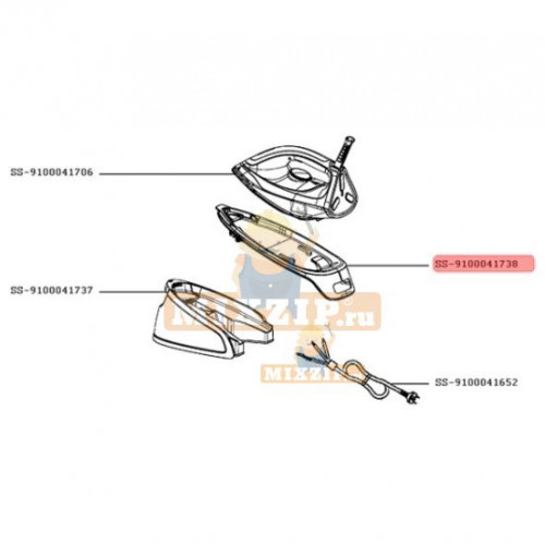 Подставка парогенератора Tefal SV6131 SS-9100041738