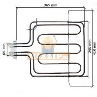 Тэн (нагревательный элемент) для плиты Горенье (Gorenje) 616025
