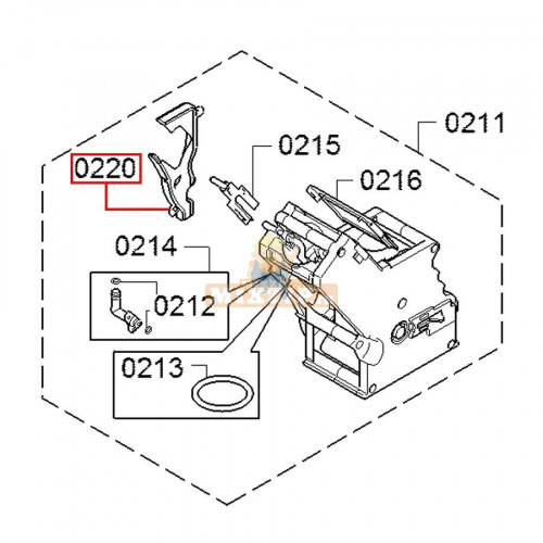 Уплотнитель заварочного блока для Bosch,Siemens Gaggenau 00622024