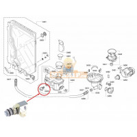 Электромагнитный клапан для посудомоечной машины Bosch Siemens Neff 611916