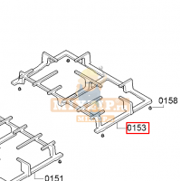 Правая решетка плиты Bosch PNH6B..