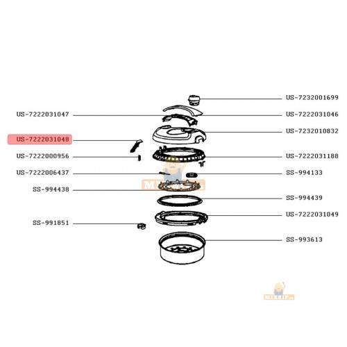 Кнопка мультиварки Tefal RK104E66