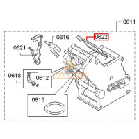 Крышка заварочного блока, стенка кофемашины Bosch, Siemens 00622025