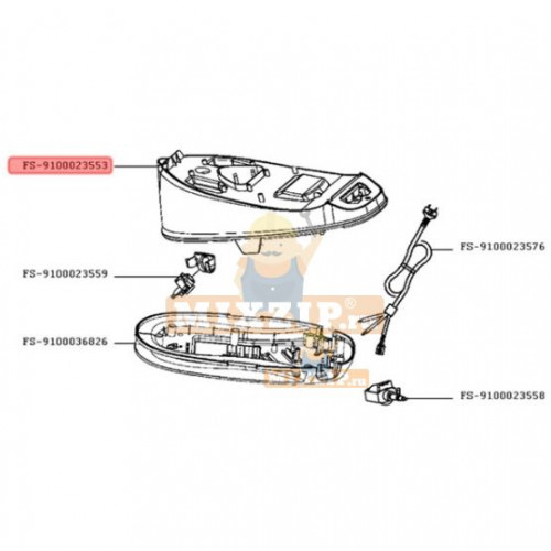 Бак для воды к парогенератору Tefal SV602 FS-9100023553