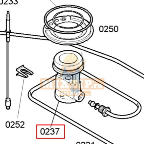 Малый рассекатель пламени плиты Bosch PGE375 600663