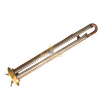 Тэн водонагревателя, бойлера Itek Brazing RF-64 2000w(1300w+700w)/230V, анод М4, медный