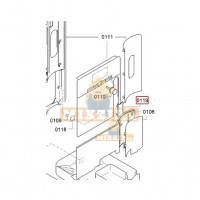 Панель кофемашины Bosch TK7 615337