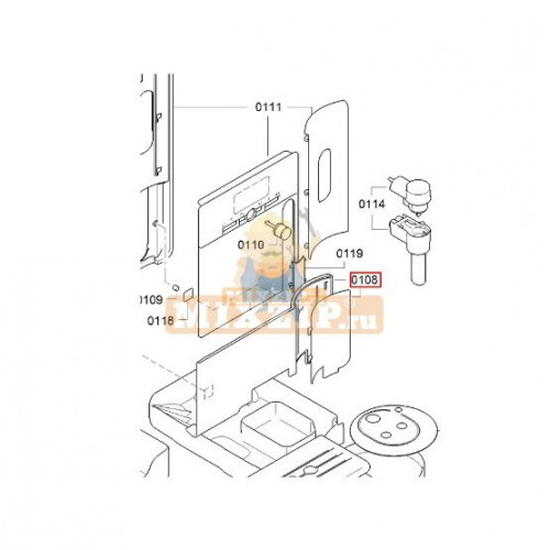 Панель кофемашины Bosch TK76 672020