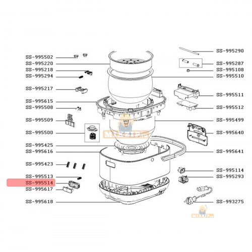 Кнопка мультиварки Tefal RK81..