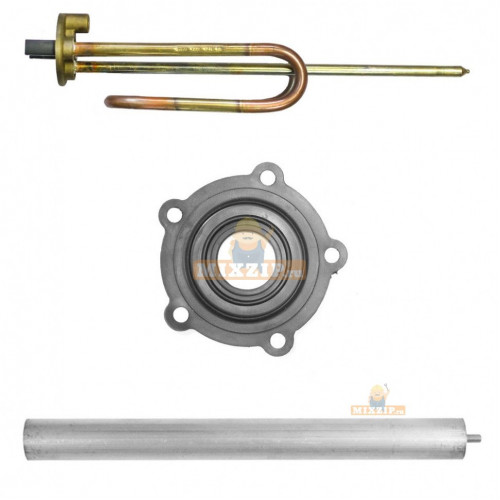 Комплект ТЭН 1,5 кВт (1500 Вт) RCF для водонагревателя Thermex ES, ER + прокладка + анод, 66461F2