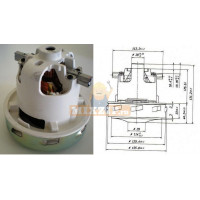 Двигатель моющего пылесоса 1200W Совместимый 064200109, DJ31-00130A, 064200027, 11me62, 6110820033, VAC013UN, 064200065, 064200025, 064200005