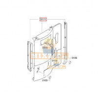 Передняя панель кофемашины Bosch TK73 674912