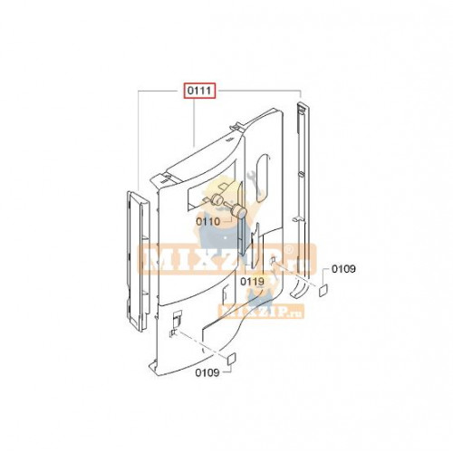 Передняя панель кофемашины Bosch TK73 674912