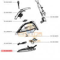 Подошва утюга Tefal Durilium Technology FV39 CS-00133057