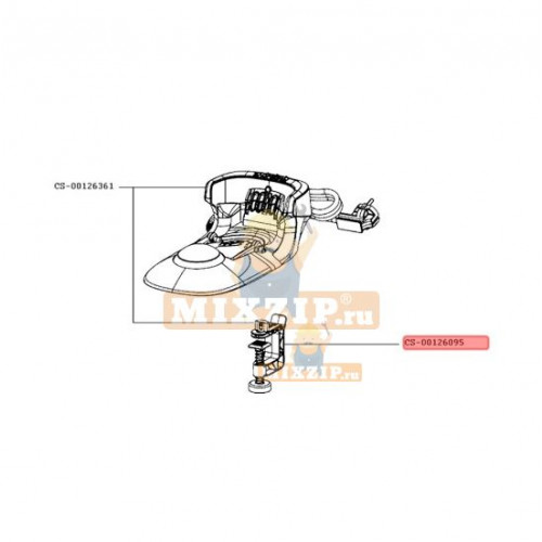 Шарнирный зажим парового утюга Tefal CS-00126095