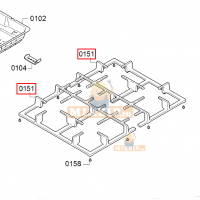 Решетка плиты Bosch PNP6B..
