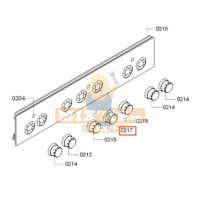 Переключатель для плит Bosch HCE.., HGG..626961