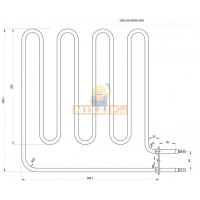 Тэн печи HARVIA (Харвия) 2000W ZSB226