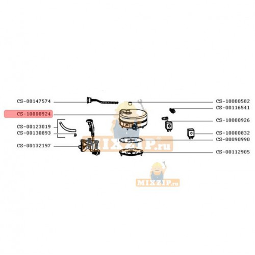 Бойлер парогенератора Rowenta DG8624U1 CS-10000924