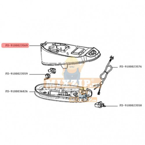 Бак для воды к парогенератору Tefal SV603/604 FS-9100023569