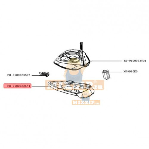 Подставка парогенератора Tefal SV6040 FS-9100023571