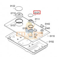 Средняя крышка конфорки варочной панели Bosch ER..12012587