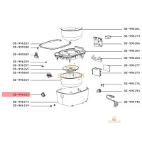 Кнопка мультиварки Tefal RK900..