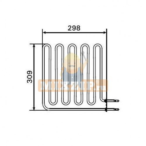 Тэн печи HARVIA (Харвия) 2670W ZSB228