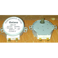 Мотор вращения поддона СВЧ SM-16T, Galanz 21V 3W 5/6rpm, пластиковый шток