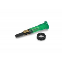 Индикаторная лампа ROUND GREEN WARNING LIGHT (SX31 series. 230V, 120°C. Connection to Faston 6,3x0,8. Fixing with counter-nut fitted. Head O13,5mm, hole O10mm. 2 contacts.) зам.