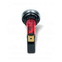 Индикаторная лампа ROUND RED WARNING LIGHT 250V (SX31 series. 250V, 120°C. Connection to Faston 6,3x0,8. Counter-nut to assemble. Head O20,4mm, hole O10mm, height 5,5mm.) зам.