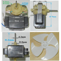 Мотор вентилятора ХОЛ (с клемн.колодкой) зам. 283664