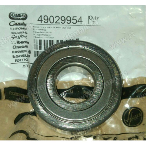 Подшипник 6 305 SKF, зам. C00375235, SKF6305zz, 481252028143