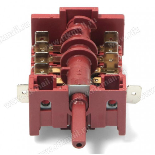 Переключатель режимов плиты - GOTTAK 8506011 (Series: 7LA. 5 positions. 16(4)A, 250V.Shaft: 23mm.)зам.