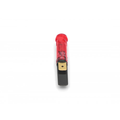 Индикаторная лампа UNIVERSAL ROUND RED WARNING LIGHT (2 contacts. 230V, T120°. O9mm.) зам.