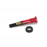 Индикаторная лампа ROUND RED WARNING LIGHT (SX31 series. 230V, 120°C. Connection to Faston 6,3x0,8. Fixing with counter-nut fitted. Head O13,5mm, hole O10mm. 2 contacts.) зам.