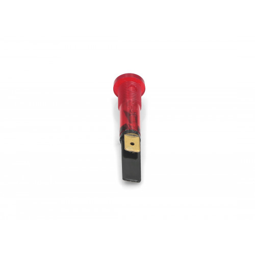 Индикаторная лампа ROUND RED WARNING LIGHT (SX31 series. 230V, 120°C. Connection to Faston 6,3x0,8. Fixing with counter-nut fitted. Head O13,5mm, hole O10mm. 2 contacts.) зам.