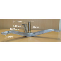 Крестовина барабана (600/800) вал.H=82mm, зам.038453, 089734, SPD005ID, SPD003ID, IT5811, (для бараб.036059)