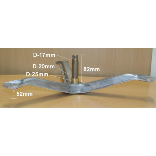 Крестовина барабана (600/800) вал.H=82mm, зам.038453, 089734, SPD005ID, SPD003ID, IT5811, (для бараб.036059)