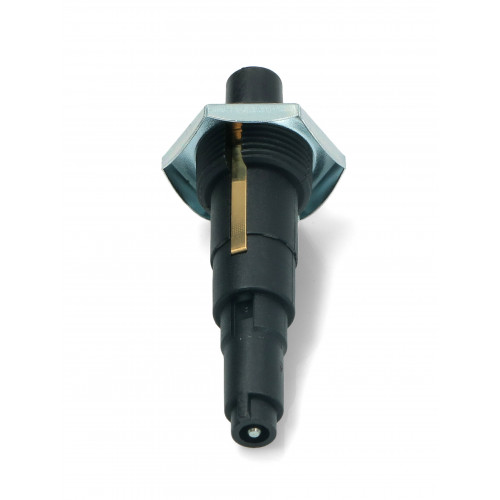 Кнопка пьезо-поджига BLACK PIEZO IGNITER (Black. A O22mm hole is required for the assembly. Faston male O2,4 mm.)зам. COK1973UN