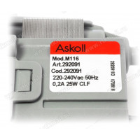 Насос Askoll 25w -292091 (без улит.на винт.клеммы вперед разд.), зам.*AV5408, 63AB940.