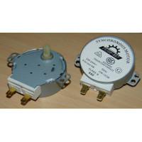 Мотор вращения поддона СВЧ 220v, 4W, 5-6r/min, шток пластик 12mm, зам. MA0908W