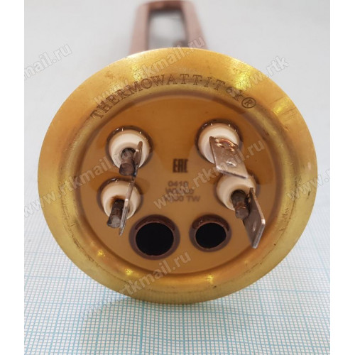 ТЭН в/н RF-64mm 2000w(1300w+700w)-230v (МЕДЬ) "RTQ" ТЕРМЕКС-SpT066052, зам.182502, WTH004TX, WTH026TX, ET1268cu, t.3174141, t.3402079, t.3402079, t.3401309, 10052 t.3174186